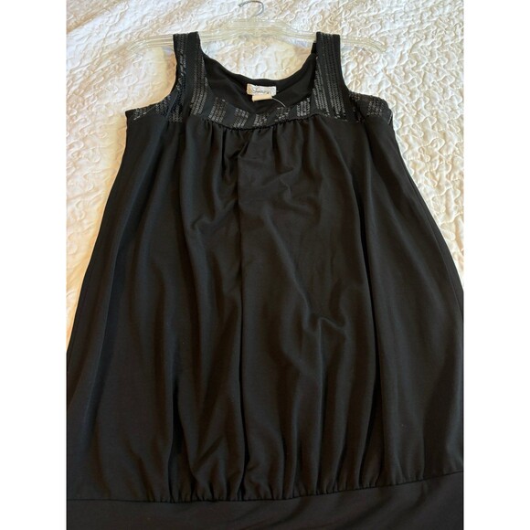 Speechless Little Black Sequence bodycon Dress size Medium - Picture 3 of 7